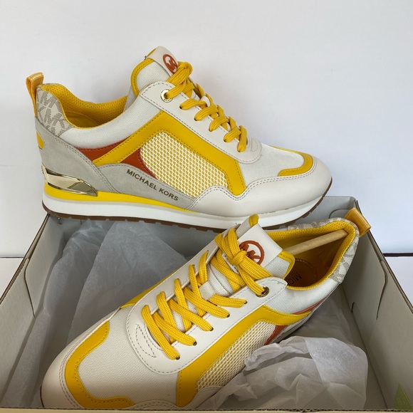 MICHAEL KORS Wilma Trainer Canvas sneaker Size:7.5 - Picture 12 of 12